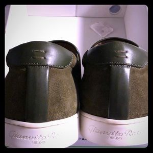 Gianvito Rossi Milano Green Suede shoes